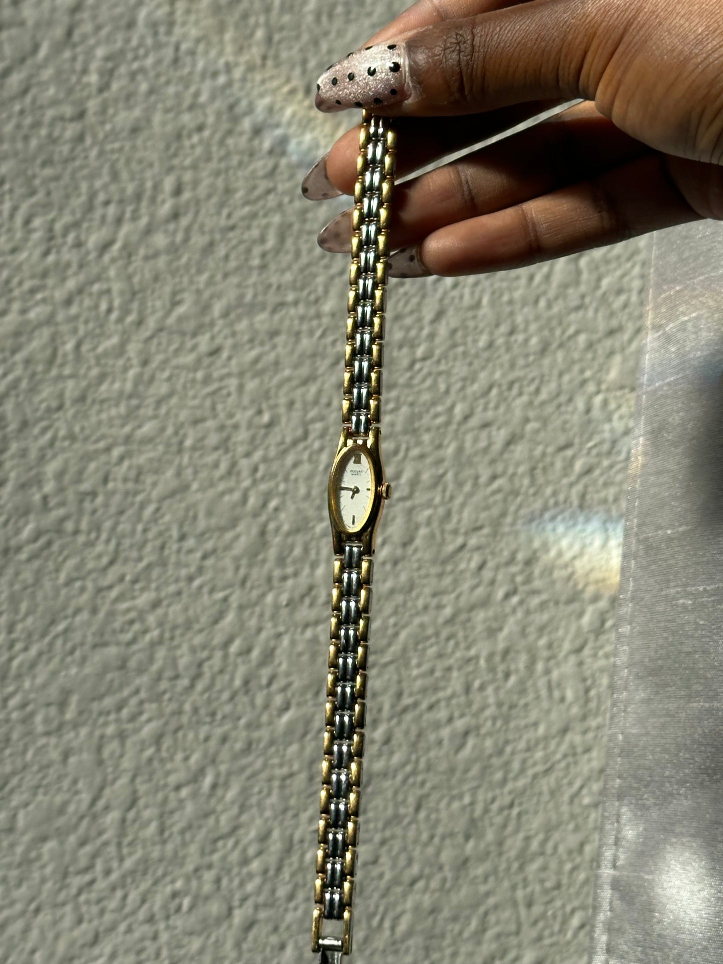 Mixed Metal Pulsar Watch (Needs Repaired Clasp and Battery)