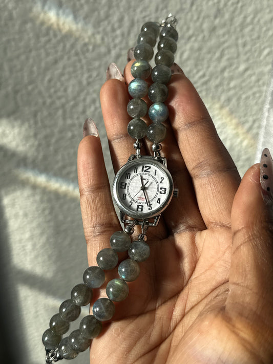 Labradorite Beaded Watch