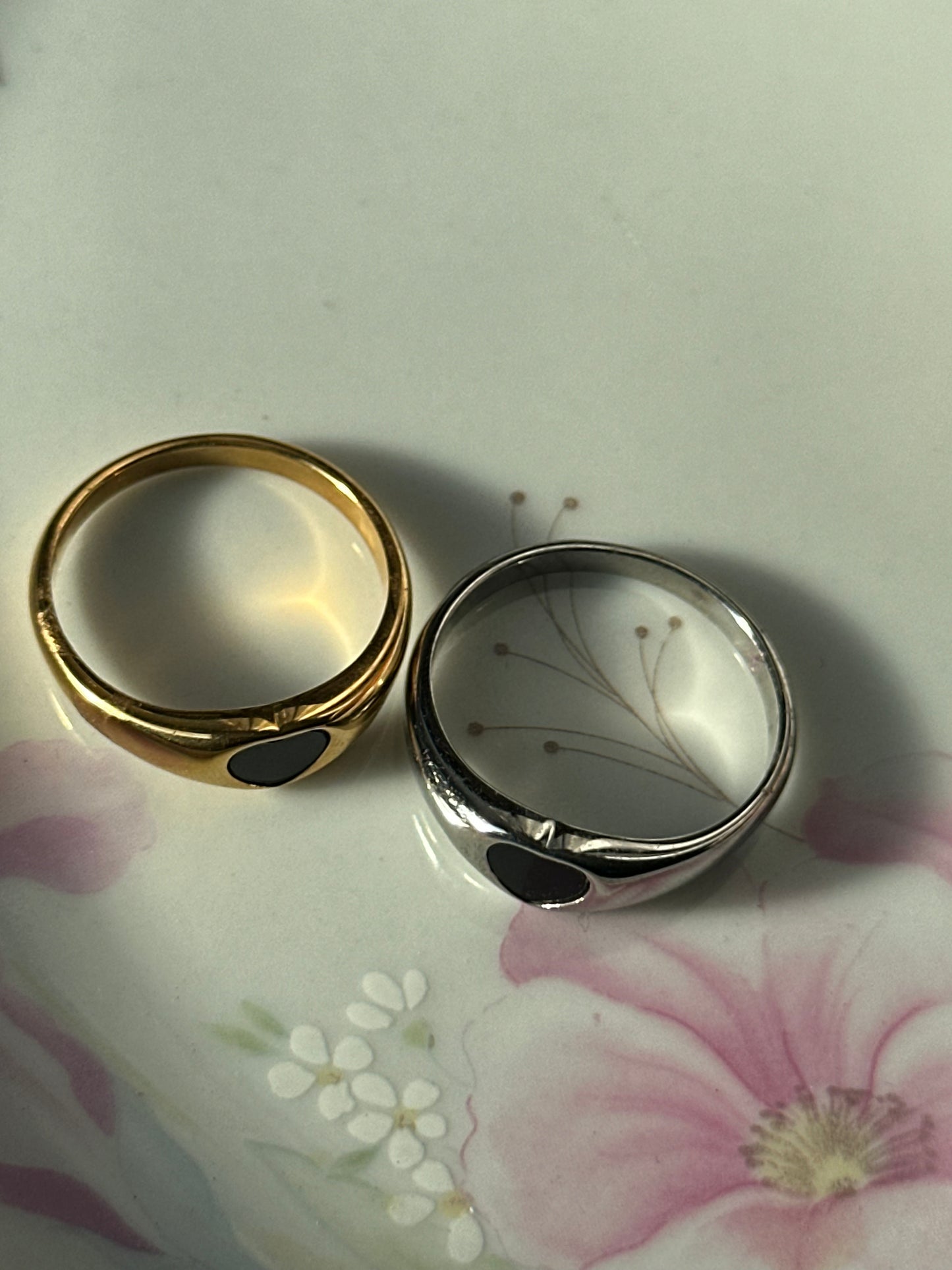 Midnight Heart Ring