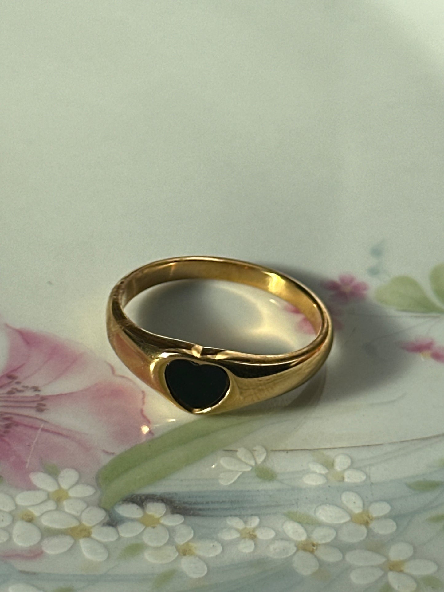 Midnight Heart Ring