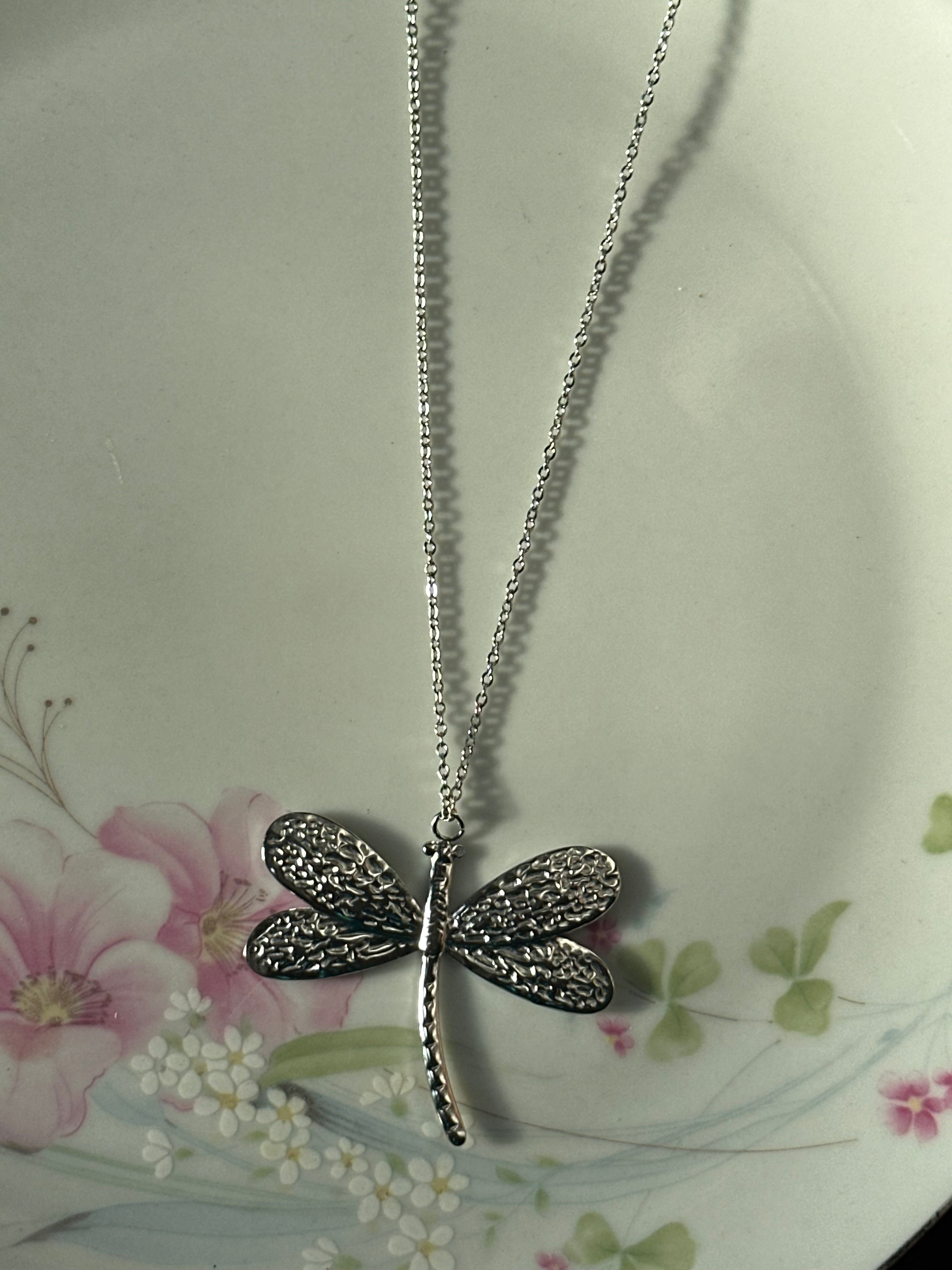 Lucky Dragonfly Necklace