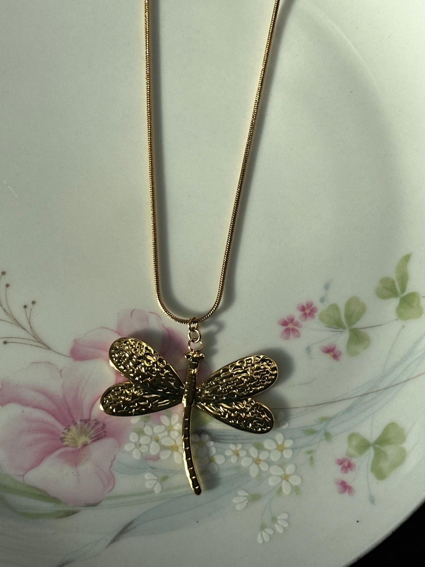 Lucky Dragonfly Necklace