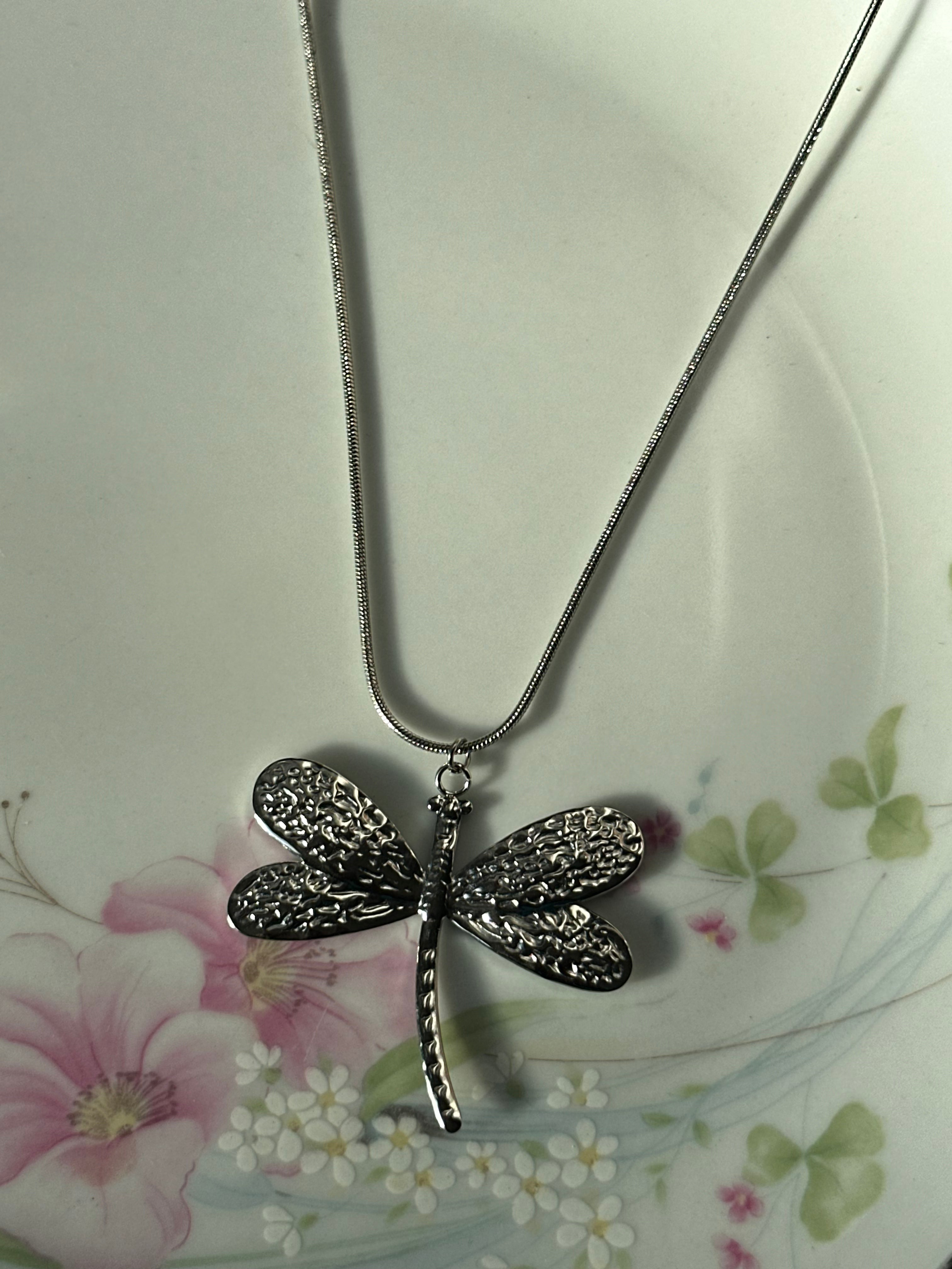 Lucky Dragonfly Necklace